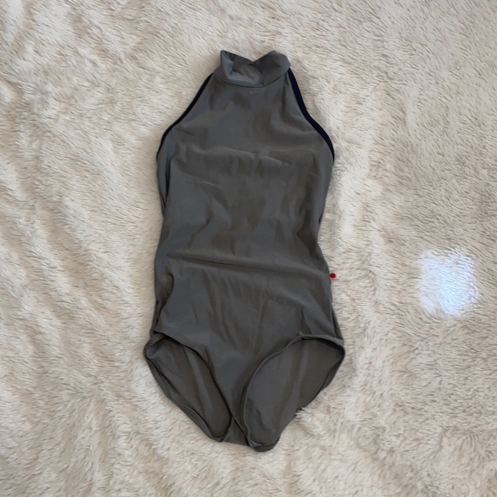 Gray Yumiko Ballet Leotard